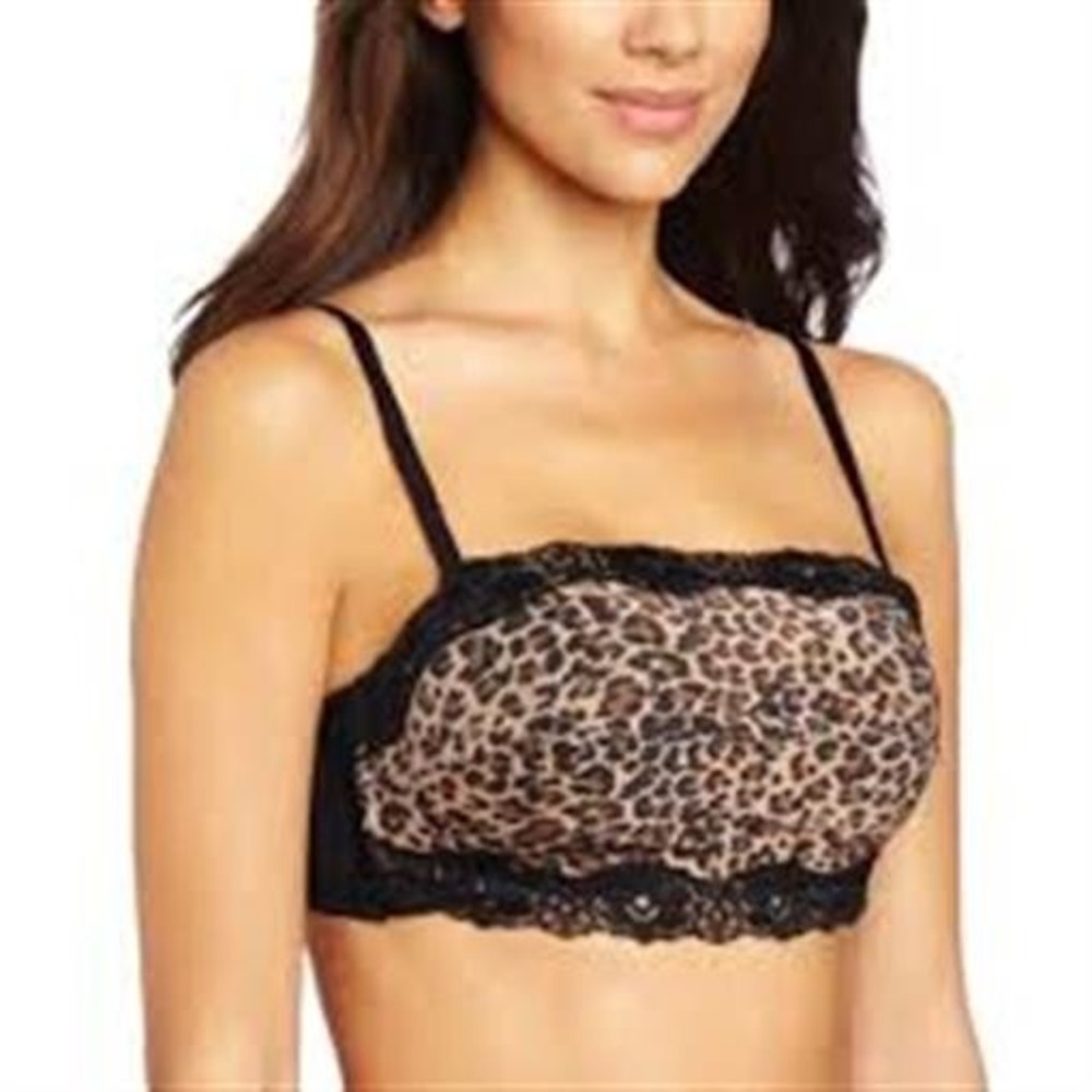 NWOT Fashion Forms 36C Bandeau Cami Playtime #P9643 Bra Cheeta 132355